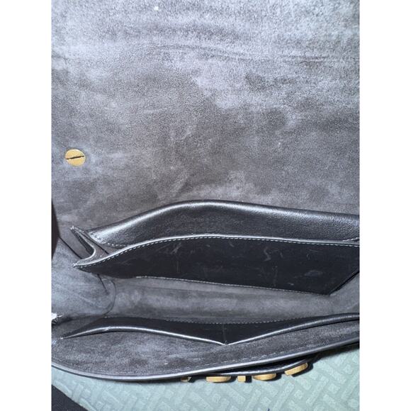 CHRISTIAN DIOR J'Adior Medium Leather Flap Chain Shoulder Bag Black - Picture 4 of 12